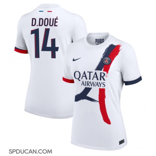 Zenski Nogometni Dres Paris Saint-Germain Desire Doue #14 Gostujuci 2024-25 Kratak Rukav